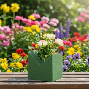 Mattoncino in Resina Fenolica per Uso Umido/Asciutto, Centrotavola Realistico e Lussuoso per Matrimoni e Festa della Mamma, Profumato, Antibatterico, per Fioristi, Artigianato e Casa - Product Image 1