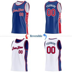 Camiseta de Baloncesto Reversible Personalizada para Hombre, Mujer y Jóvenes, Impresa, Transpirable, Unisex, 320g, Sublimada, Cuello Redondo - Product Image 2