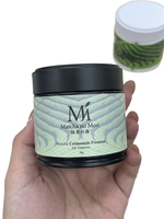 Vente en gros 30g facile à ouvrir anneau tirer métal peut noir rond soudure Matcha boîte 50g pot de thé en blanc argent noir pour le stockage