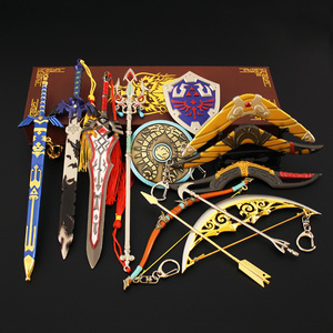 Espada de Metal Boomerang de 10 cm al por Mayor, <span class=keywords><strong>The</strong></span> Legend <span class=keywords><strong>of</strong></span> Zelda: <span class=keywords><strong>Breath</strong></span> <span class=keywords><strong>of</strong></span> <span class=keywords><strong>the</strong></span> <span class=keywords><strong>Wild</strong></span>, Tears <span class=keywords><strong>of</strong></span> <span class=keywords><strong>the</strong></span> Kingdom, Llavero de Metal con Forma de Corazón de Link - Product Image 6