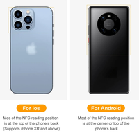 Google NFC ve Özel QR Kodlu İşletmeler İçin Özelleştirilebilir Akrilik İnceleme Kartı