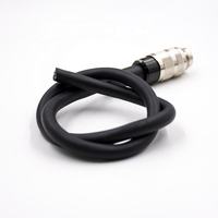 M16 Conector macho 6 Pin IP67 Conjunto de cable para aplicaciones de energía industrial