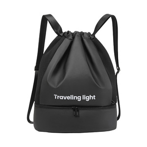 Bolsas de Gimnasio Impermeables con Logotipo Personalizado, Bolsas Deportivas con Separación para Ropa Seca y Mojada, Mochila de Gimnasio, Mochila de Viaje con Cordón para Senderismo - Product Image 6