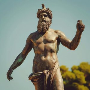 Sculpture de reproduction célèbre personnalisée sculpture grecque artisanat en métal <span class=keywords><strong>Statue</strong></span> en bronze de <span class=keywords><strong>Zeus</strong></span> ou Poséidon - Product Image 6