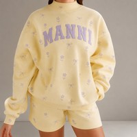 Ensemble de sweat-shirts à col montant personnalisés OEM ODM en molleton de coton épais pour femme avec broderie appliquée de lettres, fabricant de marque privée