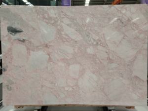 SH <span class=keywords><strong>Stone</strong></span> การตกแต่งภายในบ้านห้องน้ำหินธรรมชาติสี่ฤดูแผ่นหินอ่อนสีชมพูสำหรับพื้นหลังผนังโต๊ะเครื่องแป้งด้านบน - Product Image 3