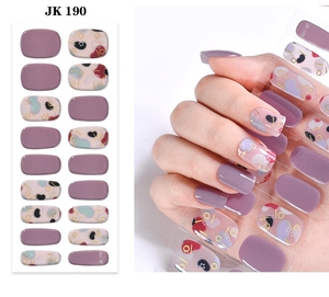 El nuevo efecto de fábrica, pegatinas de esmalte de <span class=keywords><strong>uñas</strong></span> de <span class=keywords><strong>color</strong></span> neón sólido, tiras de <span class=keywords><strong>uñas</strong></span> de Gel semicurado, envolturas artísticas para <span class=keywords><strong>uñas</strong></span>, tiras de esmalte de dedos - Product Image 2