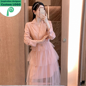 6885-89-658 Abiti Lunghi Eleganti da Donna su Misura, Ispirazione Vintage, Produzione OEM all'Ingrosso - Product Image 1