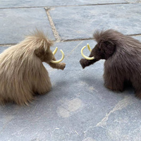 Jouets en peluche de mammouth de simulation à vendre, poupée éléphant porte-clés personnalisée par photo pour cadeau d'entreprise