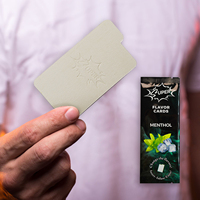 Cartes aromatisées à la menthe, paquet de 25, extrait végétal de qualité alimentaire pour accessoires