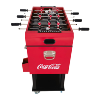 Glacière roulante durable 49L/65L pour jeu de baby-foot, seau à glace métallique avec roues pour promotion et événements sportifs