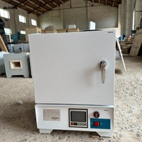 Pequeño horno de tratamiento térmico, horno eléctrico, horno de mufla barato para laboratorio