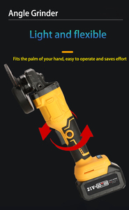 HIERKIN Professional 110-240V <strong>Angle</strong> <strong>Grinder</strong> <strong>Angle</strong> <strong>Grinder</strong> Brushless Machine Electric Power Tool Set Combo Mini <strong>Angle</strong> <strong>Grinder</strong> - Product Image 5