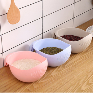 Filtre passoire tamis passoire cuisine en plastique riz lavage panier fruits et légumes égouttoir panier - Product Image 6