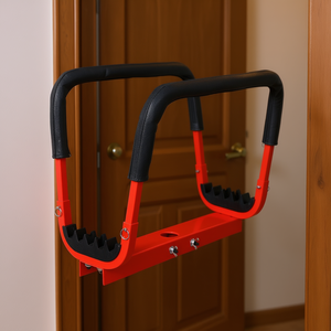 Colgador de puerta Db Rest Red, de metal, acolchado, tipo gancho, de un solo nivel, para ropa, para colocar detrás de puertas o en paredes. - Product Image 2