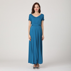 Maternidad Maxi vestido cremallera lactancia mujeres vestidos largos mujeres embarazadas vestidos <span class=keywords><strong>de</strong></span> <span class=keywords><strong>fiesta</strong></span> <span class=keywords><strong>ropa</strong></span> <span class=keywords><strong>de</strong></span> lactancia tela elástica suave - Product Image 5
