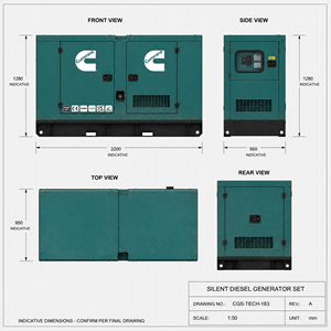 Pièces de générateur diesel Isuzu, générateur diesel silencieux refroidi par eau 15KW 20kW 24kw monophasé/triphasé, alimentation de secours domestique - Product Image 1