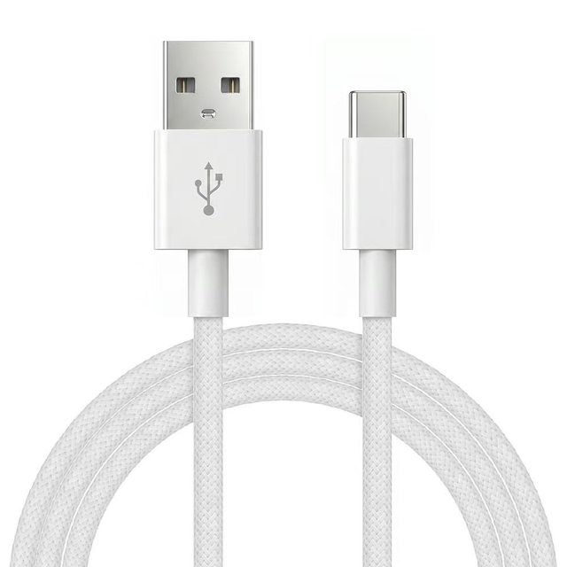 3A Fast Charging Braided Cable 15W Type C USB Data Line 1M 3FT Cargador Cord USB-C Charger for Mobile Phones & Cameras OEM logo