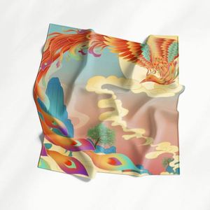 Écharpes en soie pour femmes, écharpe en soie personnalisée de luxe, 100% soie de mûrier, douce et lisse, pour les marques de mode OEM - Product Image 4