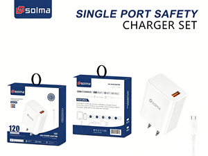 Cargador Superrápido GaN de 120W <span class=keywords><strong>Solma</strong></span>, Producto en Tendencia 2026, Viene con Cable, Cargador de Pared Portátil PD QC 3.0 para Android - Product Image 1