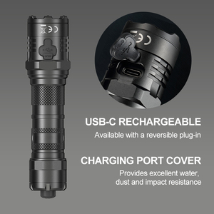 Đèn pin LED chiến thuật siêu sáng 4000 Lumen Hợp kim nhôm IP68 chống nước có thể sạc lại tần số nhấp nháy ngoài trời - Product Image 6