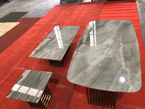 Fábrica de suministro de luz verde brasileño Natural piedra de lujo Nuage de cuarcita grandes losas - Product Image 2
