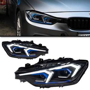 Modèle de voiture pour <span class=keywords><strong>BMW</strong></span> F30 F35 2012-2019 Série 3 Assemblage de phares LED automatiques Mise à niveau <span class=keywords><strong>2022</strong></span> Design le plus récent Lentille Bicofal Accessoires - Product Image 1