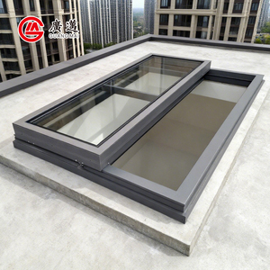 Điều khiển từ xa điện Skylight Hợp kim nhôm mái/tầng hầm Skylight trượt thiết kế tùy chỉnh biệt thự chống gió mô hình - Product Image 1