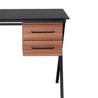 Petit bureau de bureau d'ordinateur de coin avec la table de PC d'étude de tiroirs pour des étudiants
