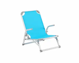 الكلاسيكية المحمولة منخفضة مقعد للطي الألومنيوم خفيفة الوزن شاطئ كرسي تخييم