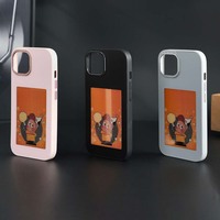 JOYPORODO B001 Großhandel DIY NFC Hülle für iPhone 13 14 15 Pro Max mit Lanyard & Ink Screen zum Personalisieren Ihrer Handyhülle