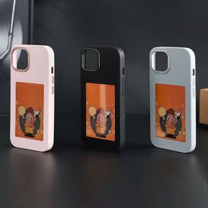 JOYPORODO B001 Étui NFC DIY en Gros pour <span class=keywords><strong>iPhone</strong></span> <span class=keywords><strong>13</strong></span> 14 15 Pro Max, Inclut une Dragonne et un Écran E-Ink pour Personnaliser Votre <span class=keywords><strong>Coque</strong></span> de Téléphone - Product Image 3