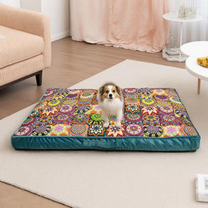 Hochwertiges Ganzjahres-Hundebett Abnehmbare Waschbare Warme Rechteckige Große Haustier-Schlafmatte - Product Image 1