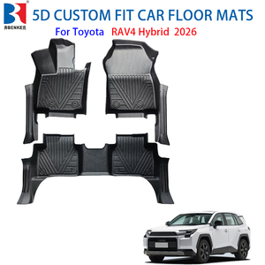 Alfombrillas de Coche 5D TPE Hechas a Medida para <span class=keywords><strong>Toyota</strong></span> RAV4 2026 LHD, Alfombrillas Antideslizantes Impermeables para Todo Clima - Product Image 1