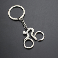 Mini porte-clés de vélo de montagne pour sports de plein air, logo personnalisé, cadeau pour les passionnés de sport, cadeau publicitaire promotionnel