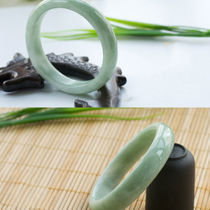 <strong>Wholesale</strong> Promotional Beautiful Green <strong>Stone</strong> s High Quality Rounded Natural <strong>Stone</strong> <strong>Jade</strong> Bangle Green - Product Image 4