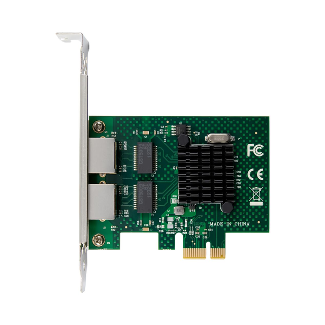 BCM5720 Dual-Port 10/100/1000Mb/s X1 Gigabit Ethernet PCI-E Network Card with RJ45 Connector