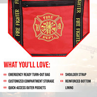 Grand sac de rangement personnalisé pour équipement de retournement, vente en gros, sac de haute qualité XXL pour pompier