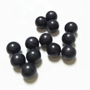 6mm 6.35mm Black POM Ball For Bearing