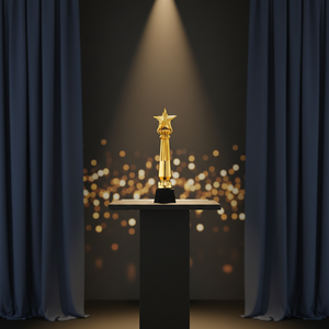 Trofeo <span class=keywords><strong>de</strong></span> resina nuevo círculo deslumbrante <span class=keywords><strong>de</strong></span> Honor premio título honorario trofeo recuerdo - Product Image 5