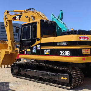 Precio barato, motor original, 20 toneladas, excavadora CAT usada, Caterpillar CAT320B, excavadora de segunda mano CAT320B - Product Image 1