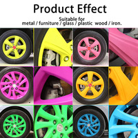 Peinture en aérosol pelable multi-couleurs SANVO, flexible, résistante aux rayures, amovible, pour surface métallique et plastique de véhicule