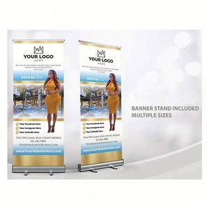Letreros Retráctiles para Inmobiliarias, Soporte para Pancartas Enrollables, Letreros para Inmobiliarias, Letreros para Casas Abiertas - Product Image 1