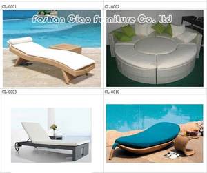 شعبية الروطان أثاث صالة الباحة حديقة الشمس المتسكع - Product Image 6