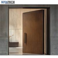 XIYATECH Meilleure qualité Grande entrée avant moderne Pivot en bois MDF étanche pour maison Meilleure qualité Entrée principale Extérieur Grand