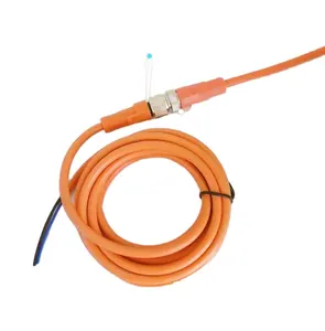 防水IP67 M8 3 4 5 6 8引脚公母面板安装连接器插座电缆连接器