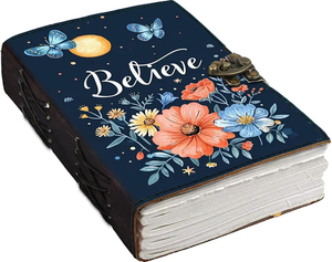 Diario de Cuero con Impresión UV, Mandala, Chakra, Yoga, Cuaderno Espiritual, Estilo Boho, Diario de Meditación y Mindfulness - Product Image 4