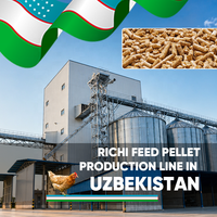 RICHI Ouzbékistan : Fournisseur de solutions clés en main pour usines d'aliments pour animaux, usine de granulés pour volailles et bétail