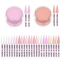 UNIGEL – Poudre acrylique chromée 3-en-1 pour ongles, 24 couleurs, personnalisable pour salons, séchage rapide, non toxique, OEM ODM