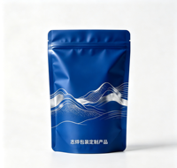 Sacs refermables en mylar à finition mate imprimés sur mesure avec structure laminée BOPP/VMPET/PE, emballage alimentaire recyclable